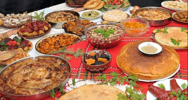 Traditional homemade dishes